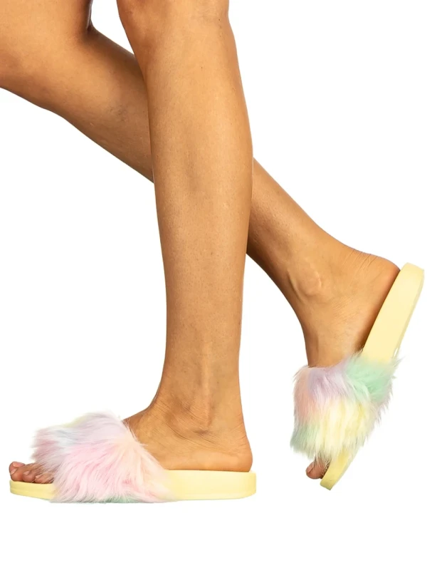 Clorys sárga női papucs