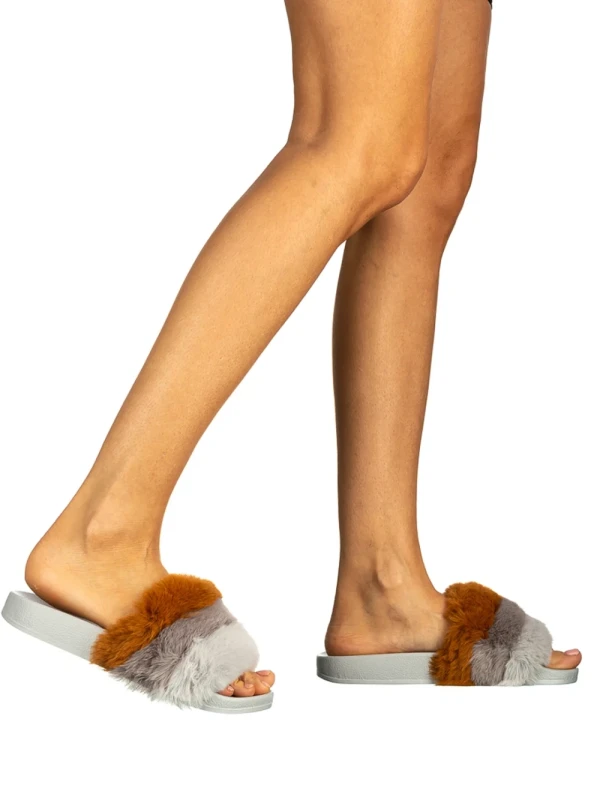 Drima szürke női papucs