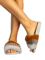 Drima szürke női papucs