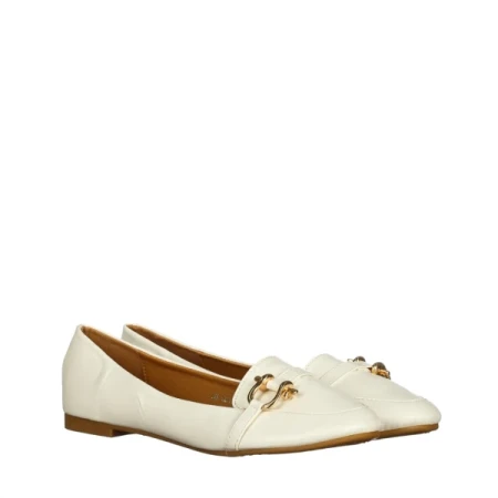 Relina fehér női mokaszin
