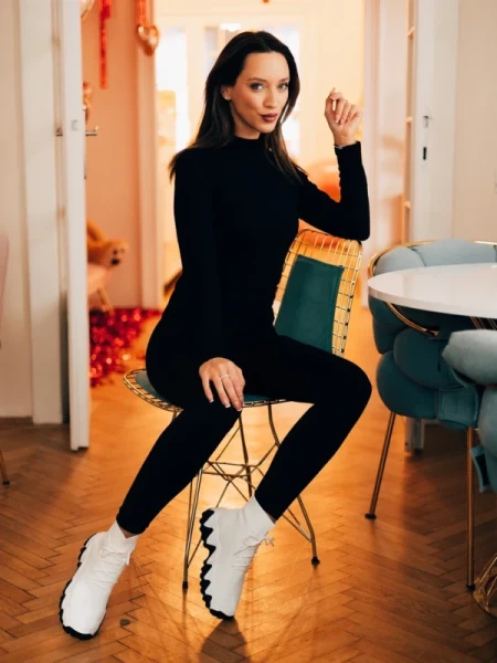 Sorra fehér női sportcipő