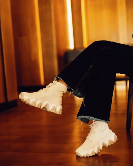 Sorra bézs női sportcipő