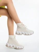 Sorra bézs női sportcipő