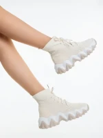 Sorra bézs női sportcipő