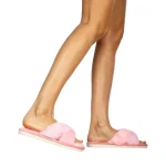 Női papucs Zaya rózsaszín és lila színben