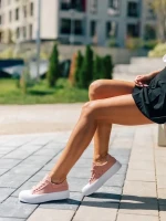 Evelyn rózsaszín női tornacipő