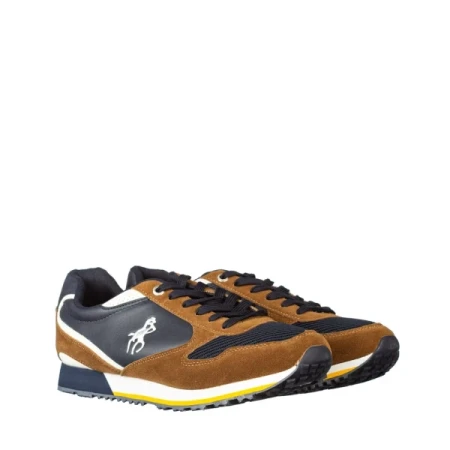 Gionopol kék és camel férfi sportcipő