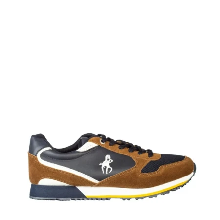 Gionopol kék és camel férfi sportcipő