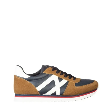 Kelim kék és camel férfi sportcipő