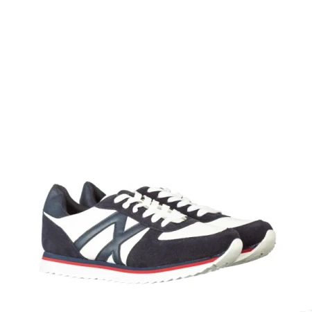 Kelim fehér és kék férfi sportcipő