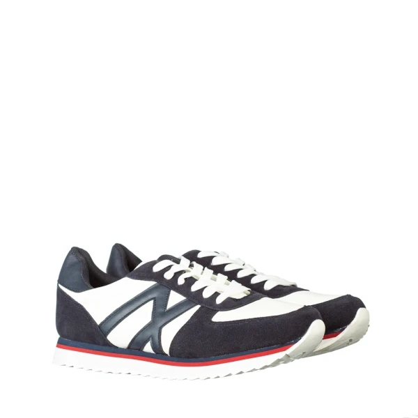 Kelim fehér és kék férfi sportcipő