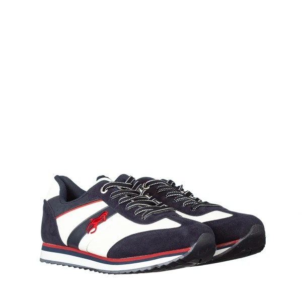 Asitt fehér és kék férfi sportcipő