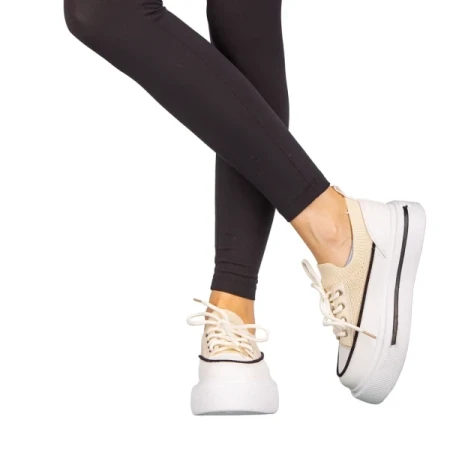 Serusa bézs női tornacipő