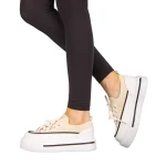 Serusa bézs női tornacipő