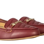 Ailish bordó női mokaszin