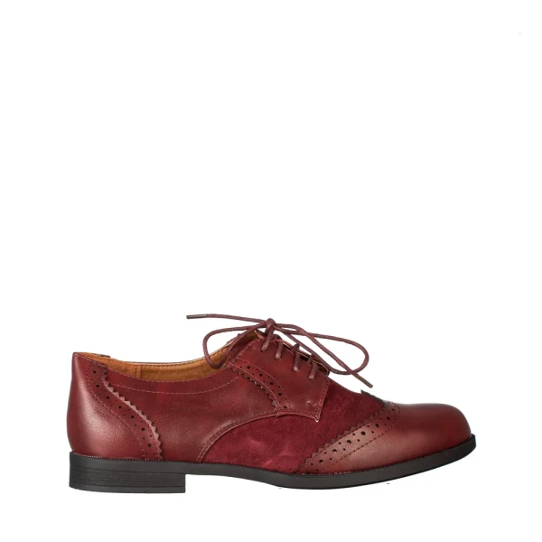 Caseza bordó alkalmi női cipő