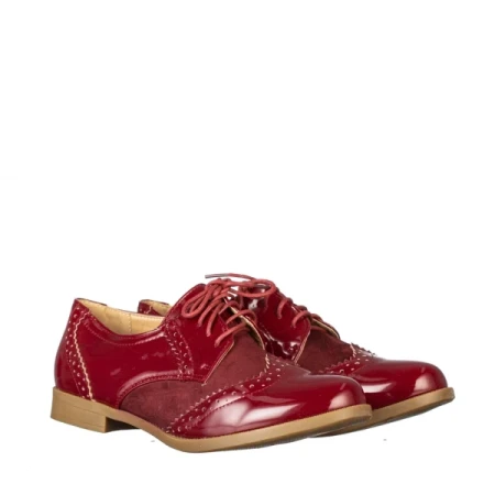 Claire bordó alkalmi női cipő