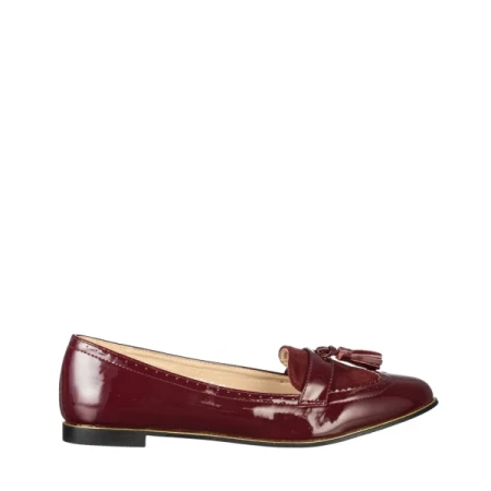 Divine bordó női mokaszin