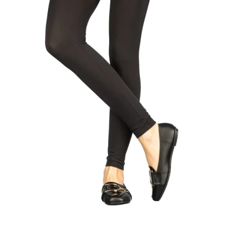 Bimi fekete női mokaszin