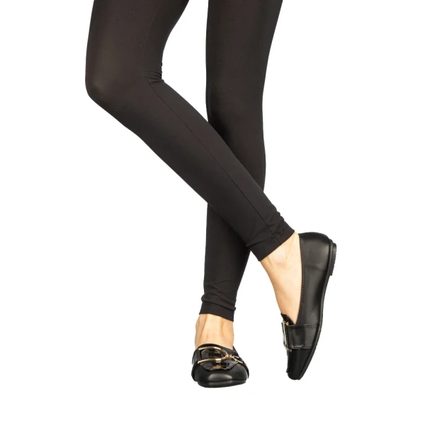 Bimi fekete női mokaszin