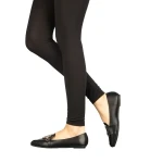 Bimi fekete női mokaszin