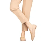 Rezim bézs női mokaszin