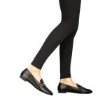 Rezim fekete női mokaszin