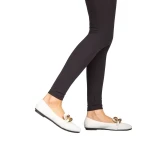 Corilla fehér női mokaszin