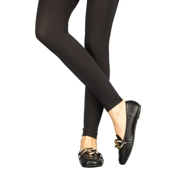 Corilla fekete női mokaszin