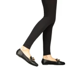 Corilla fekete női mokaszin