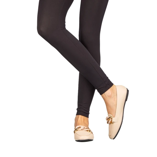 Norita bézs női mokaszin