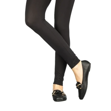 Norita fekete női mokaszin