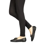 Norita fekete női mokaszin