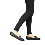 Norita fekete női mokaszin