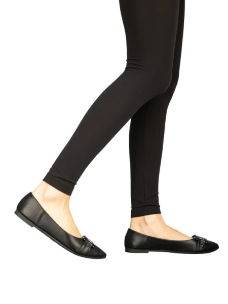 Omiza fekete női balerina