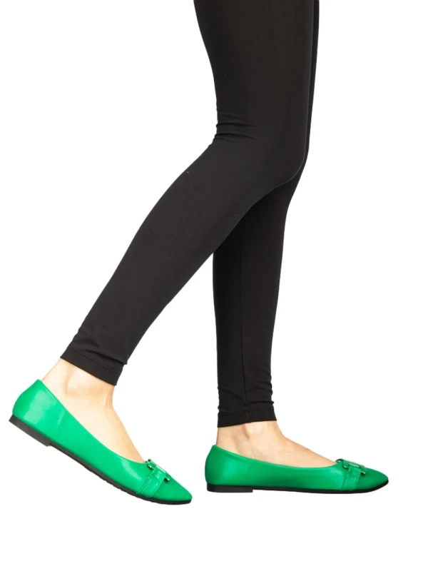 Omiza zöld női balerina