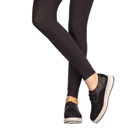 Asiha fekete alkalmi női cipő