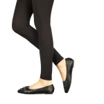 Uvina fekete női mokaszin