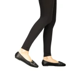 Uvina fekete női mokaszin