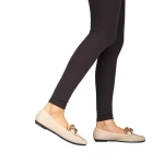 Gionia bézs női mokaszin