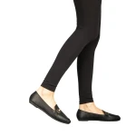 Ryta fekete női mokaszin