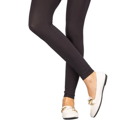 Norita fehér női mokaszin