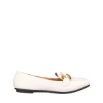 Norita fehér női mokaszin