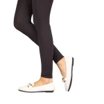 Norita fehér női mokaszin