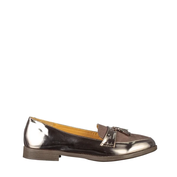 Thalia szürke női mokaszin