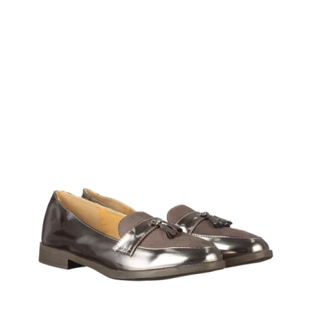 Thalia szürke női mokaszin