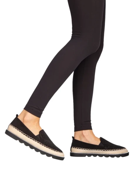 Iovi fekete női espadrile