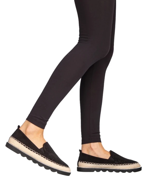 Iovi fekete női espadrile