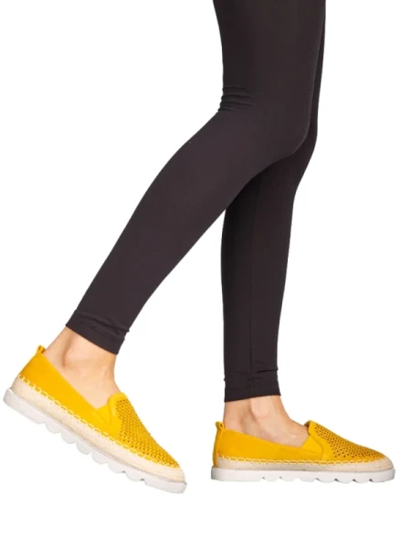 Iovi sárga női espadrile