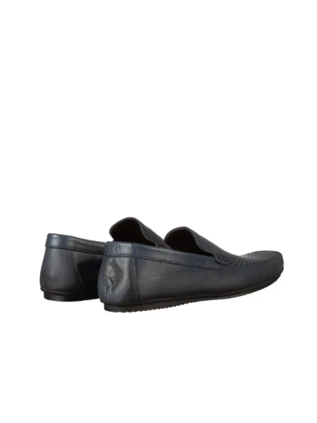 Vormes kék férfi mokaszin